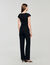 Jumpsuit with rhinestone collar