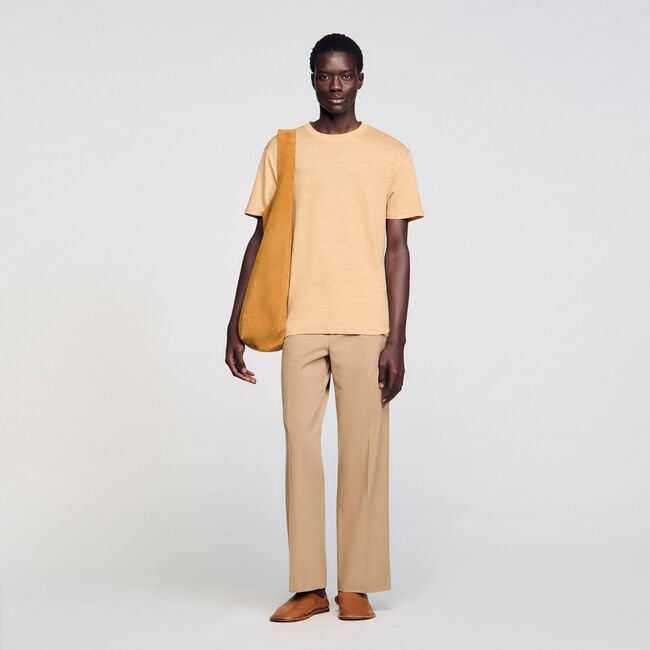 Certified linen T-shirt
