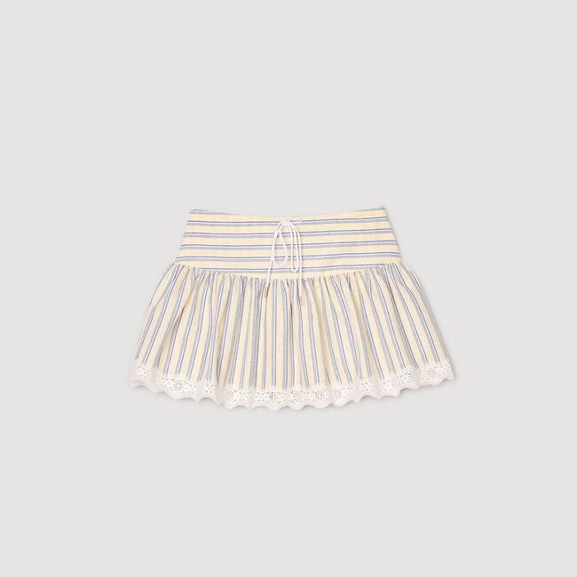Striped skort