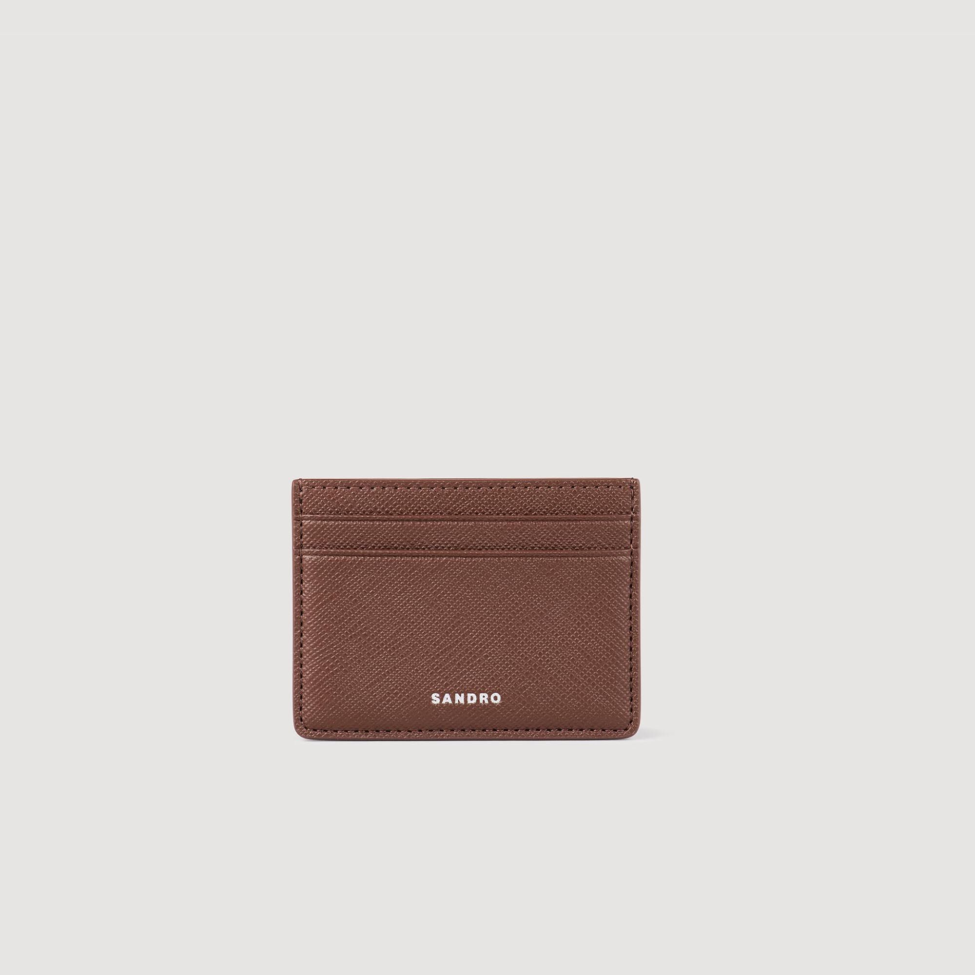 Reconstituted leather cardholder