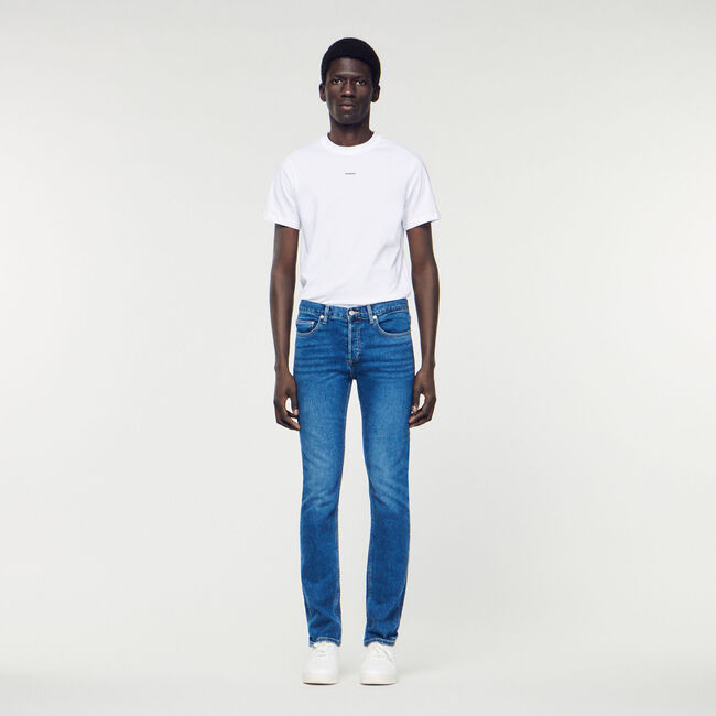 Waterless slim-fit jeans
