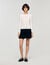 Cropped two-tone dress