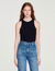 Embroidered vest top