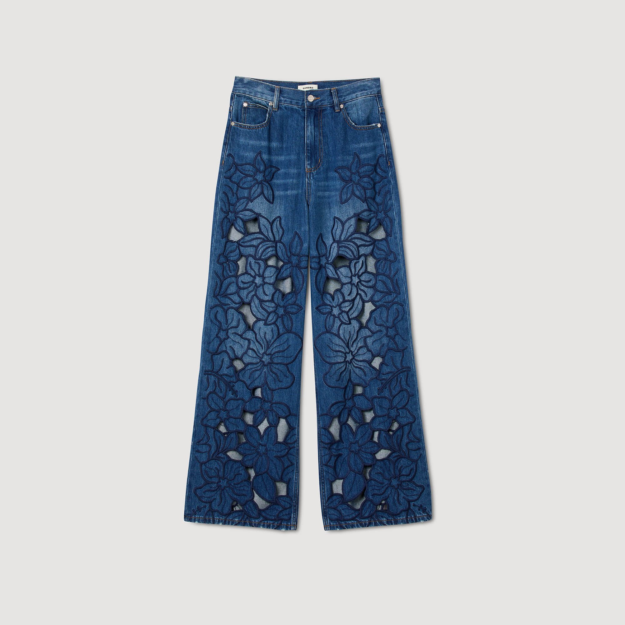 Embroidered jeans