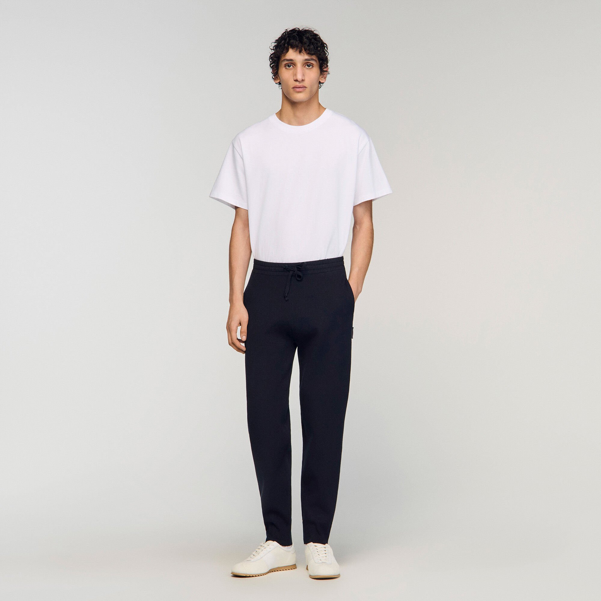 Knit jogging bottoms