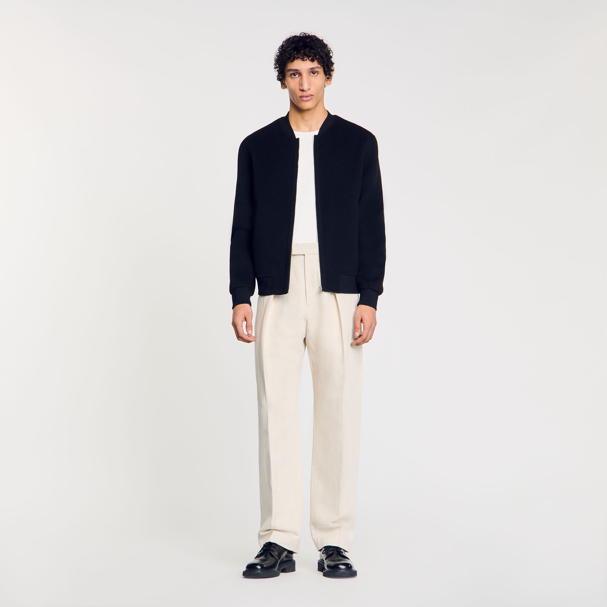 Double-faced wool jacket
