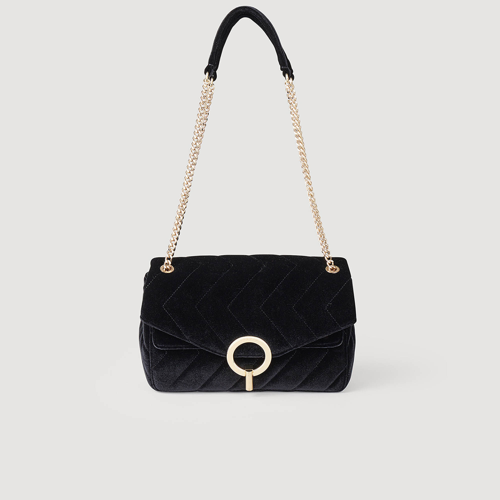 Yza Bag black / gray For Women | Sandro Paris
