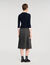 2-in-1 mixed wool jumper