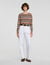 Layered effect striped jumper - Women | Sandro