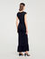 Draped maxi dress