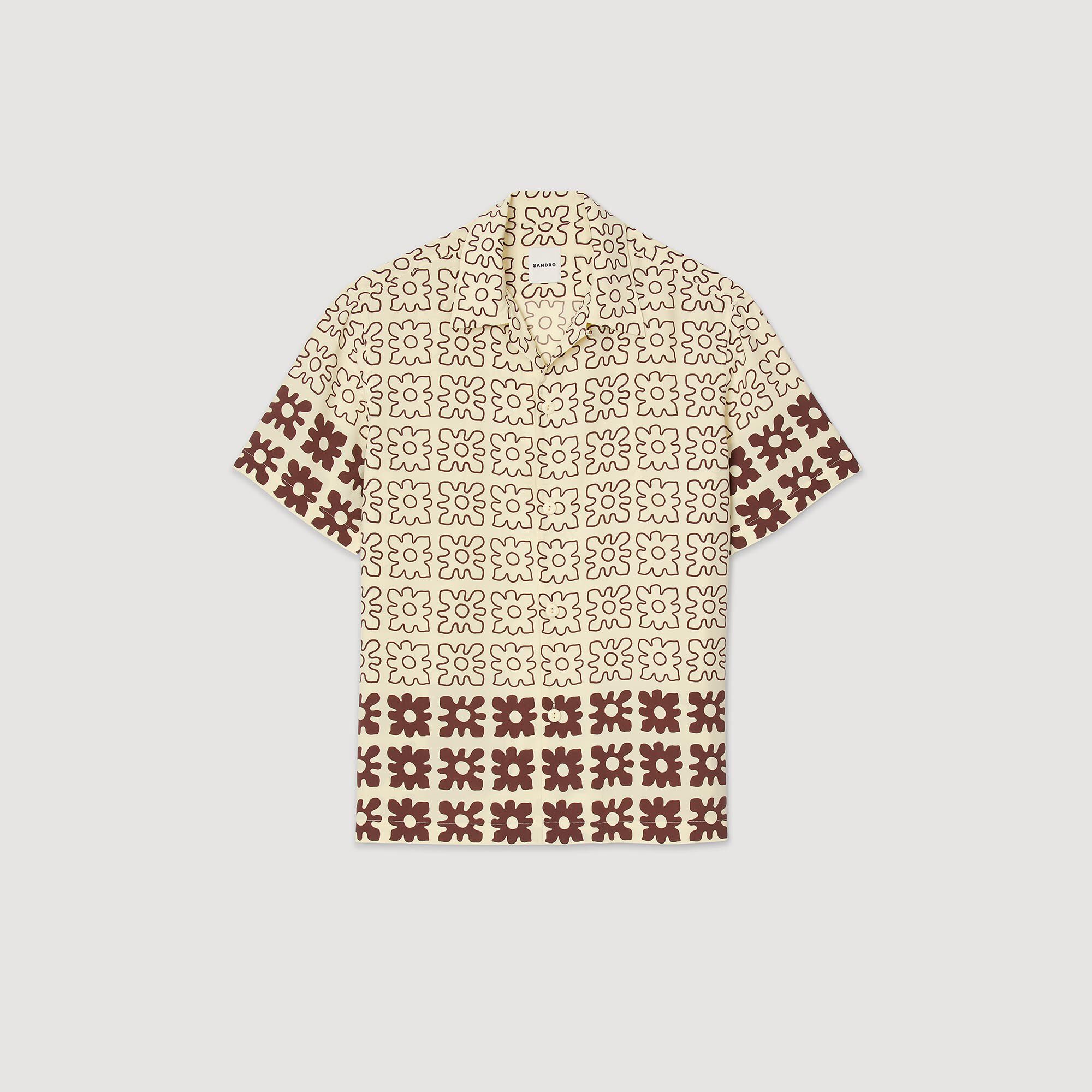 Floral motif shirt