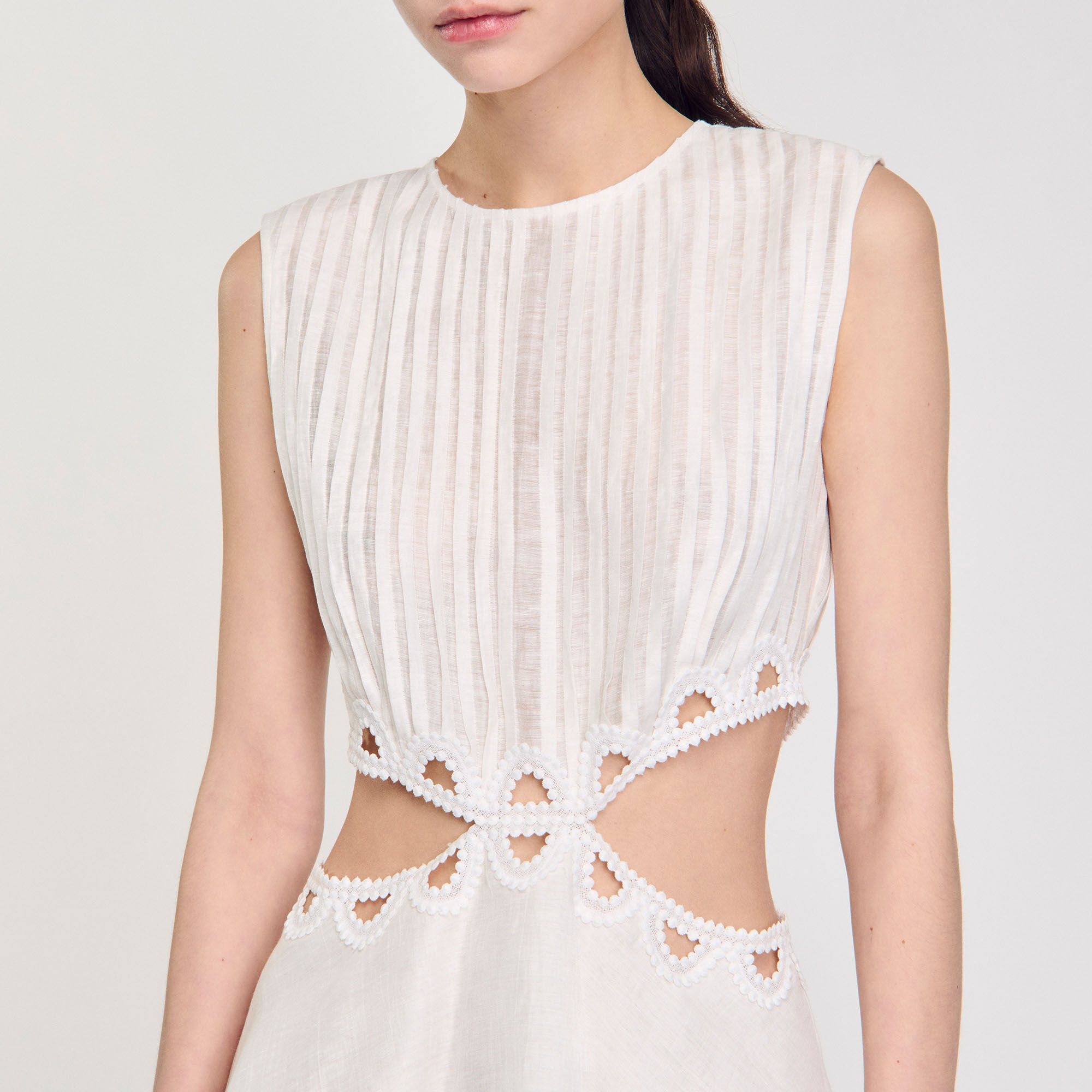 White Fit and Flare Short Dress 09464 | Jovani