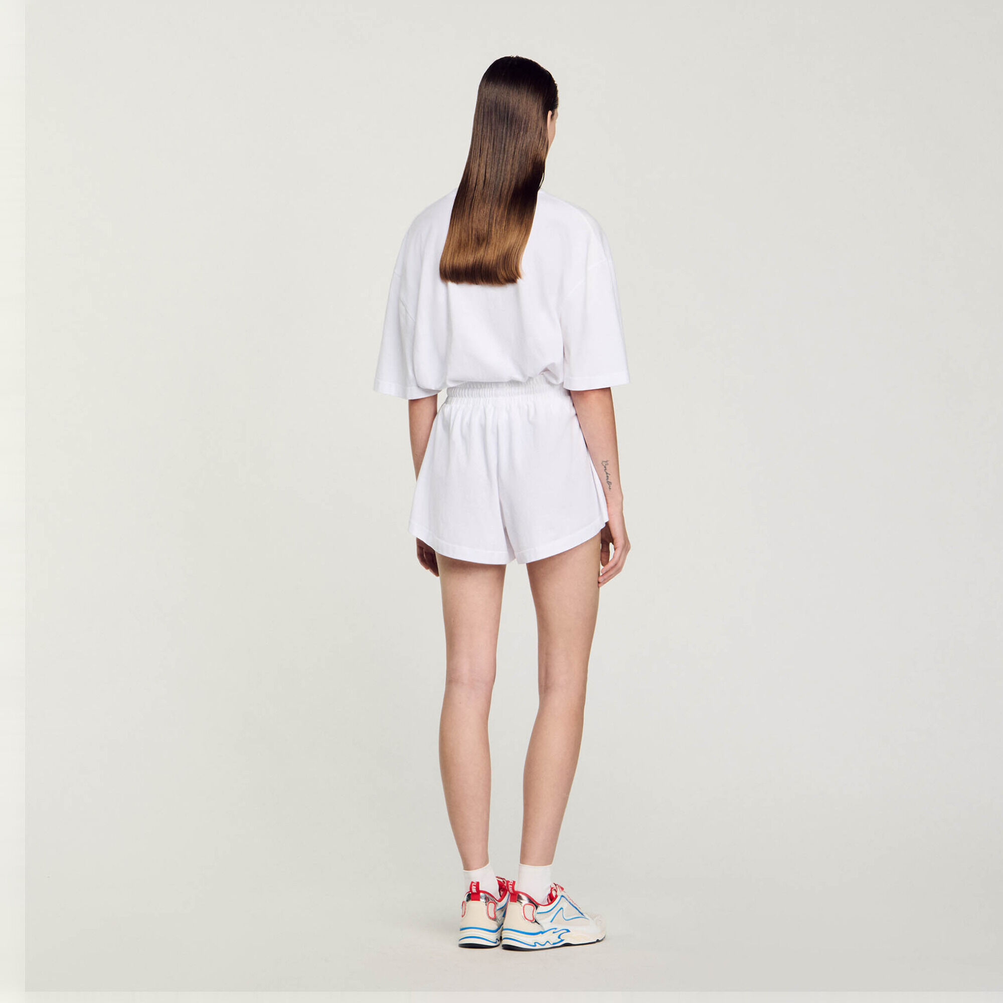 Printed France boxer-style shorts - Women | Sandro