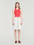 Washed denim Bermuda shorts
