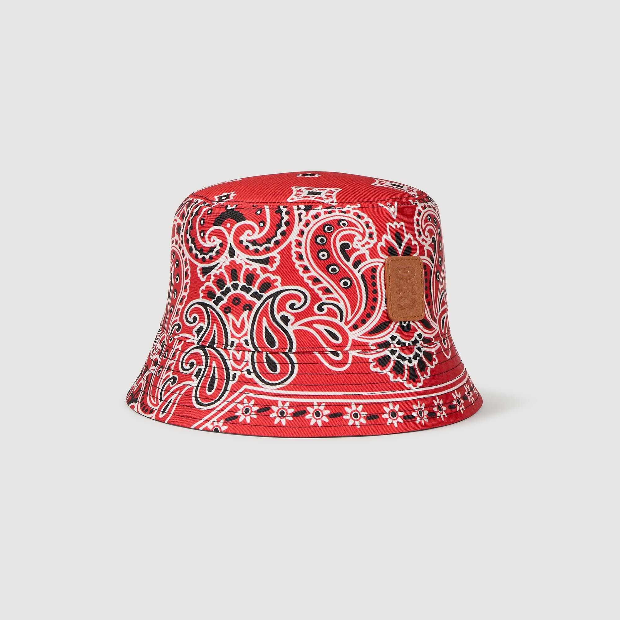 Patterned bucket hat