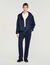 Hooded zip-up cotton jacket