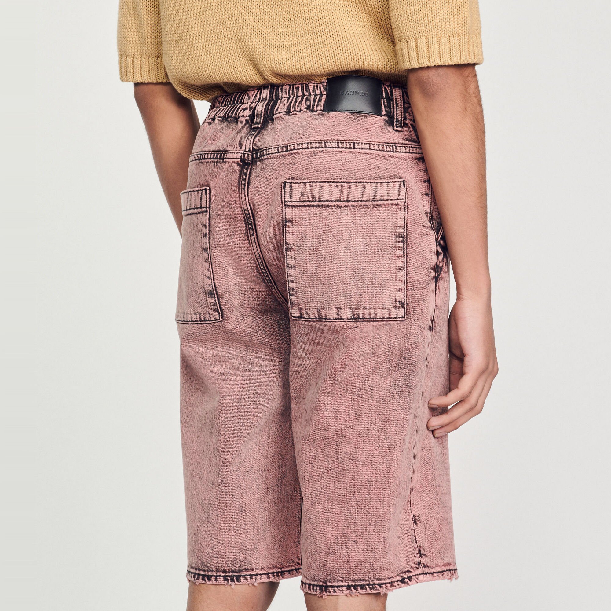 Baggy denim shorts