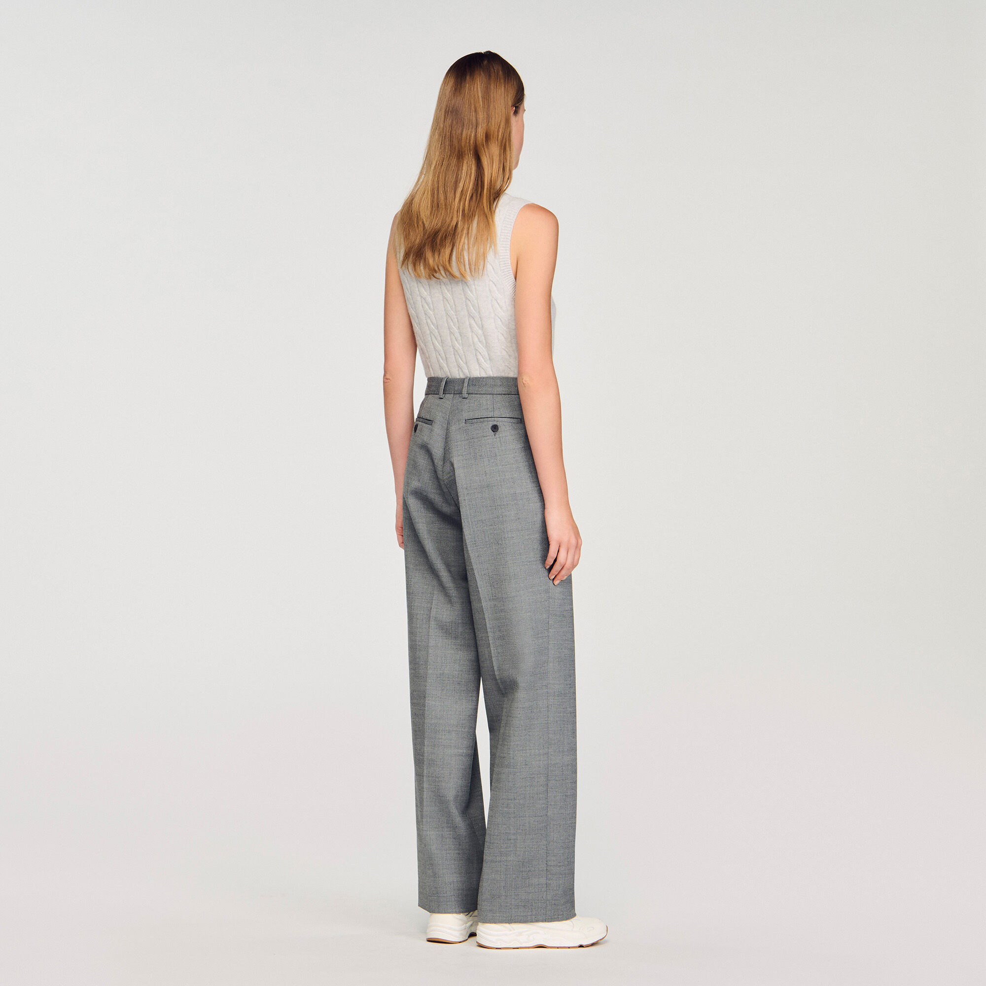 Straight-leg trousers