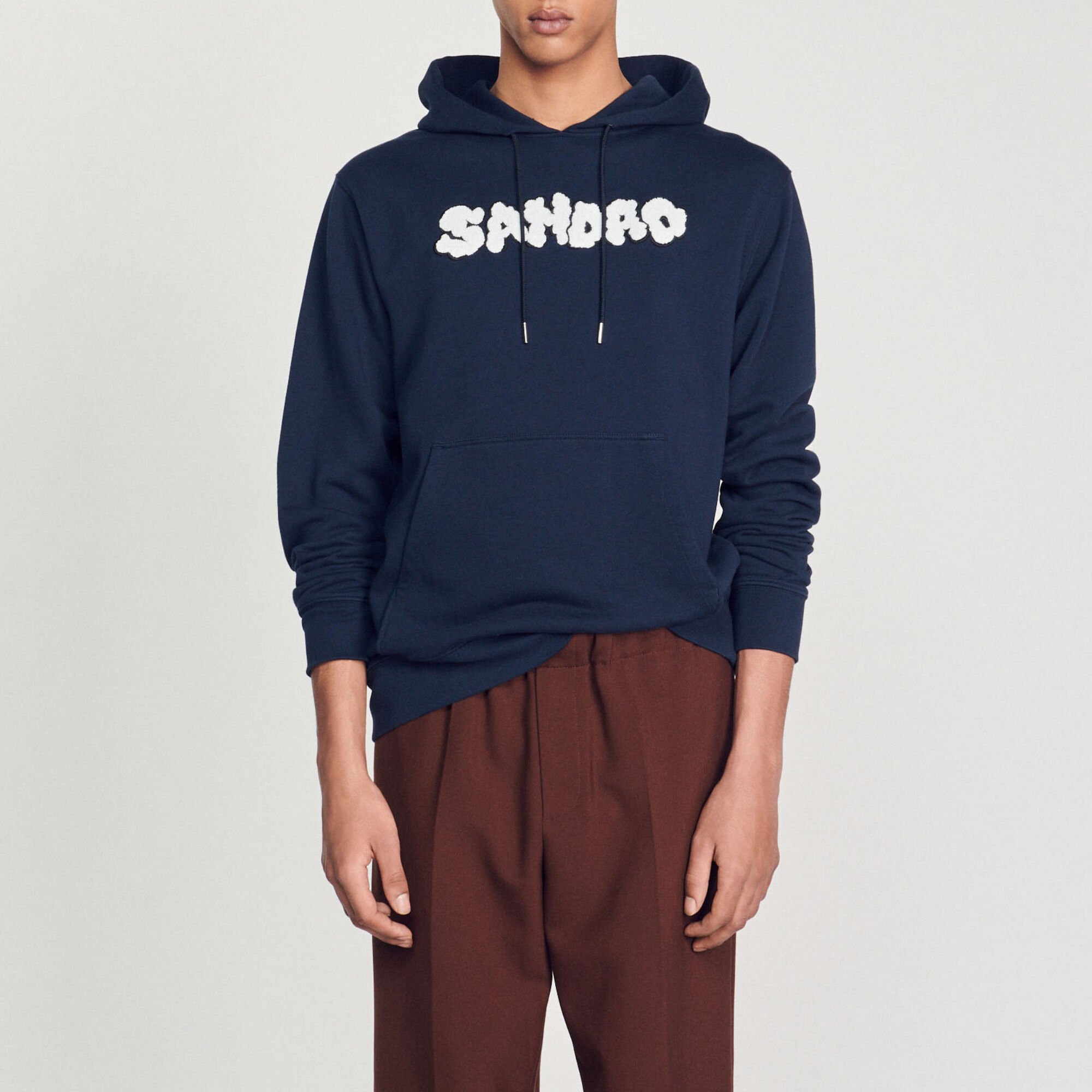 Embroidered Sandro hoodie