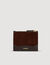 Leather and suede cardholder