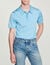 Short-sleeve knitted polo shirt