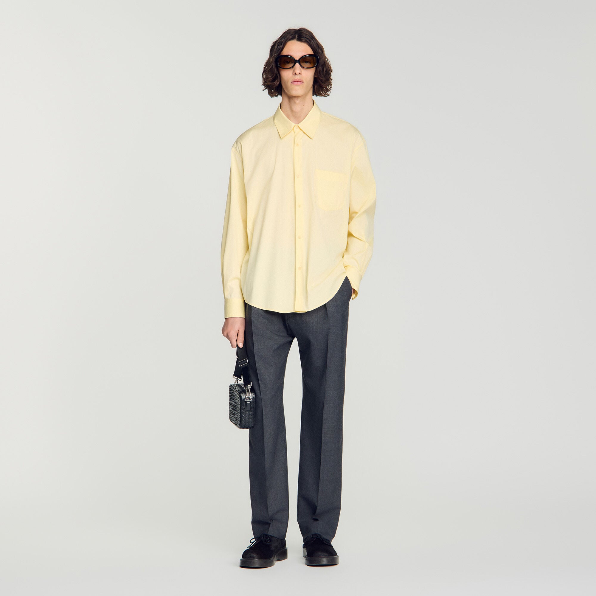 Oversized cotton shirt - Mixte | Sandro