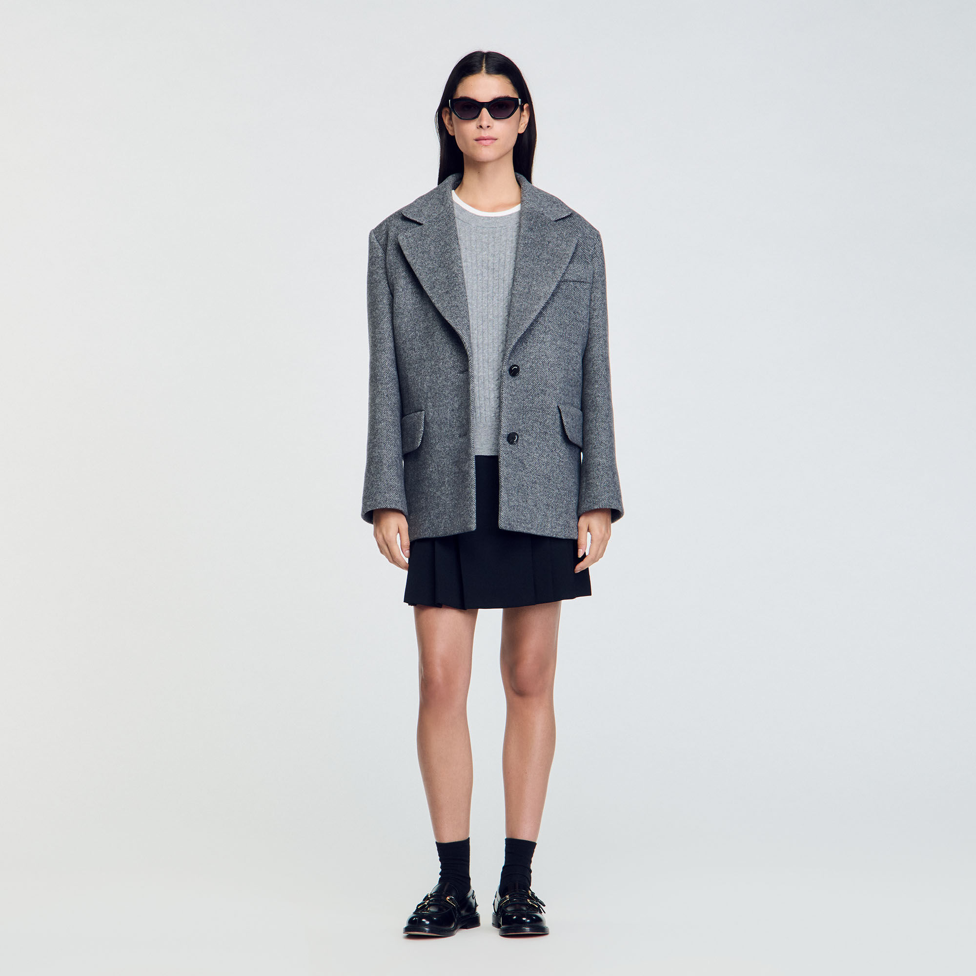 Jacket with removable hood
