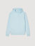 Hooded sweatshirt with rubber logo