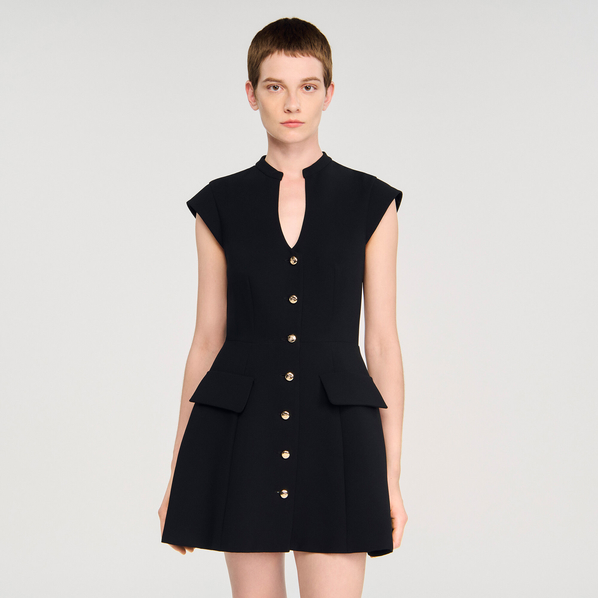 Short knit dress