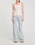 Rib knit vest top