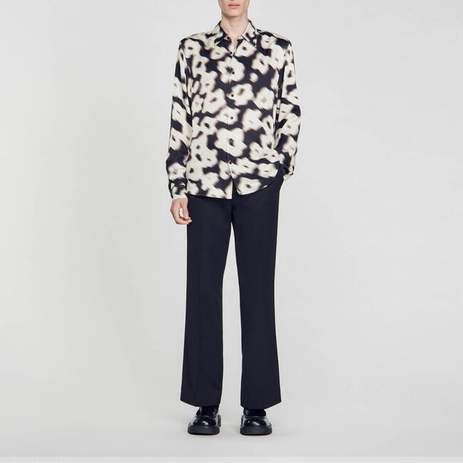 Floral print shirt
