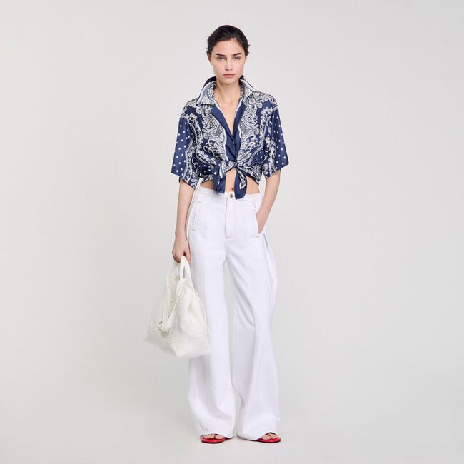 Bandana print shirt