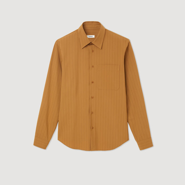 Striped flowing shirt