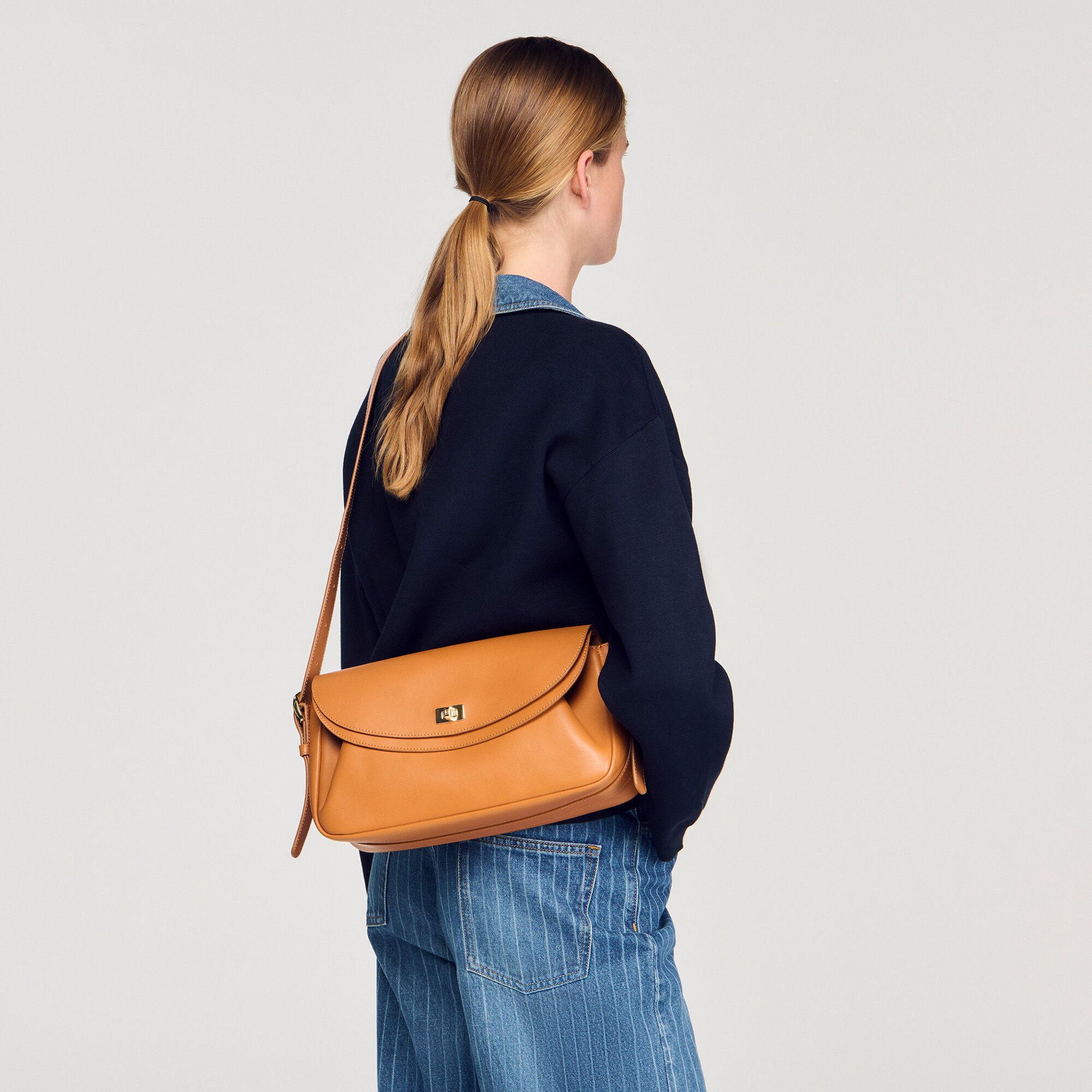 Le Mambo plain leather bag