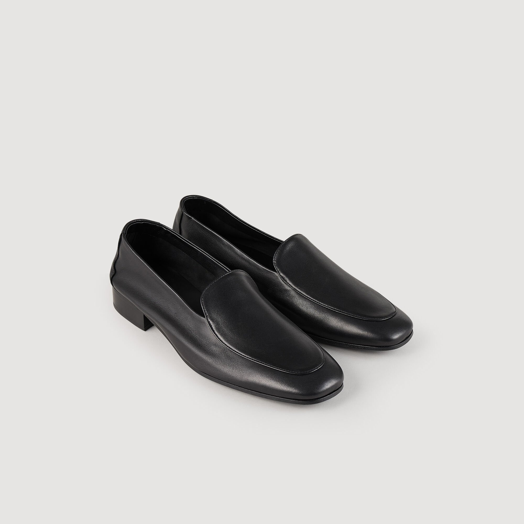 Leather loafers