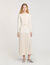 Cropped cardigan with peal buttons