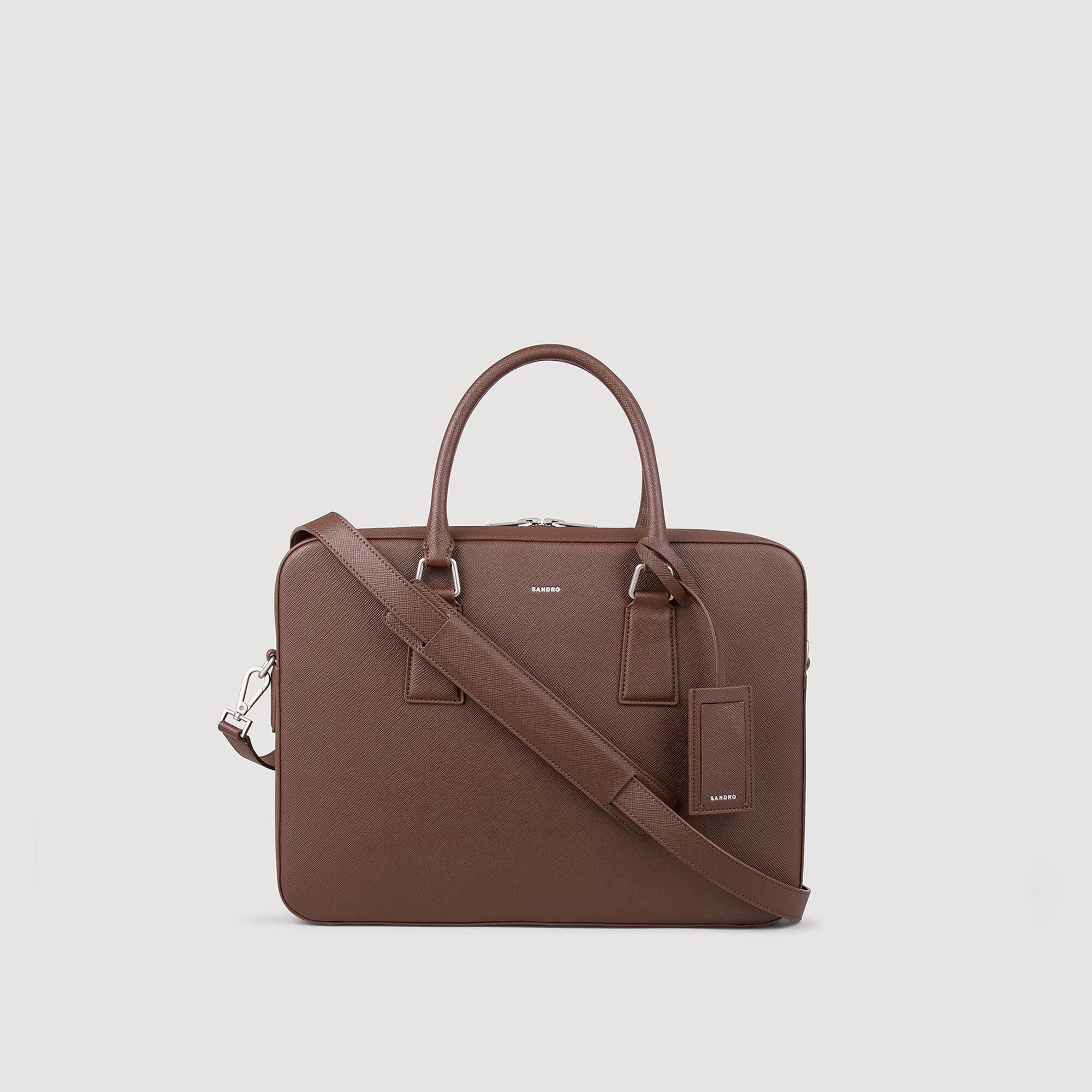 Synthetic leather briefcase