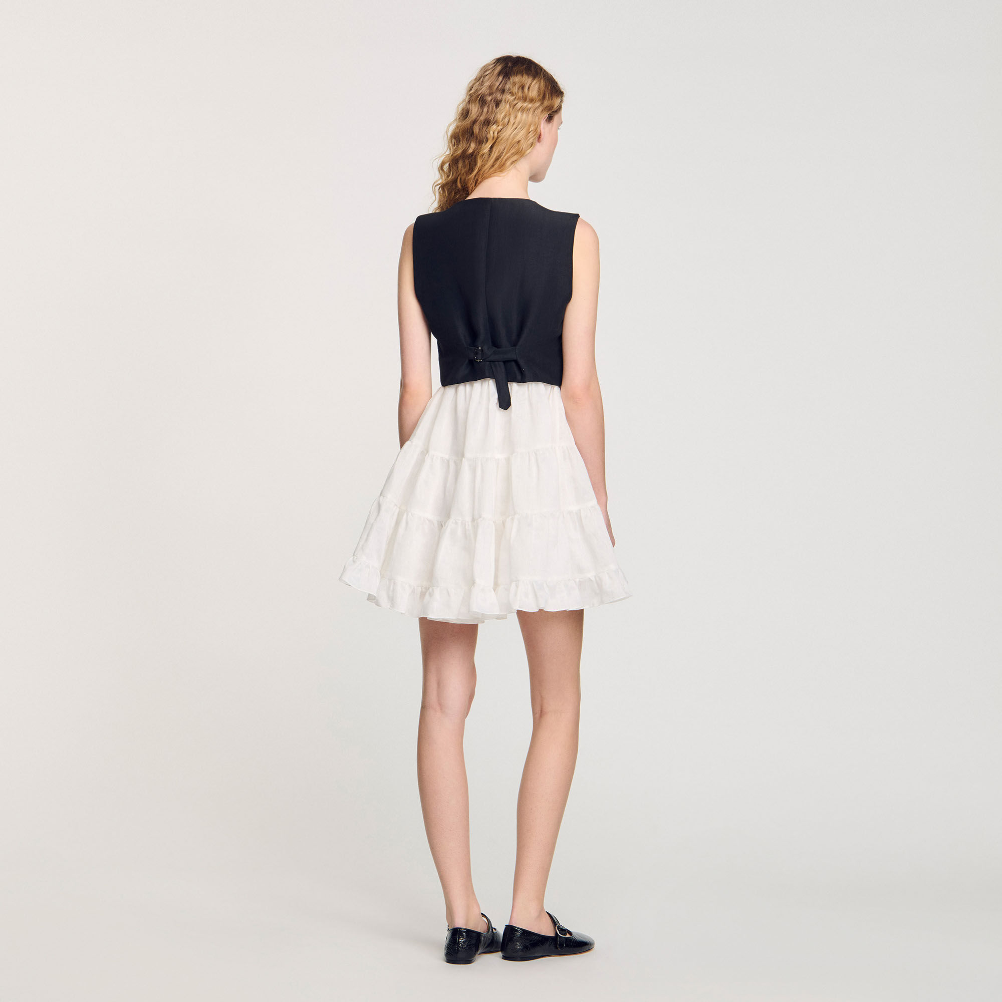 Two-tone short dress
