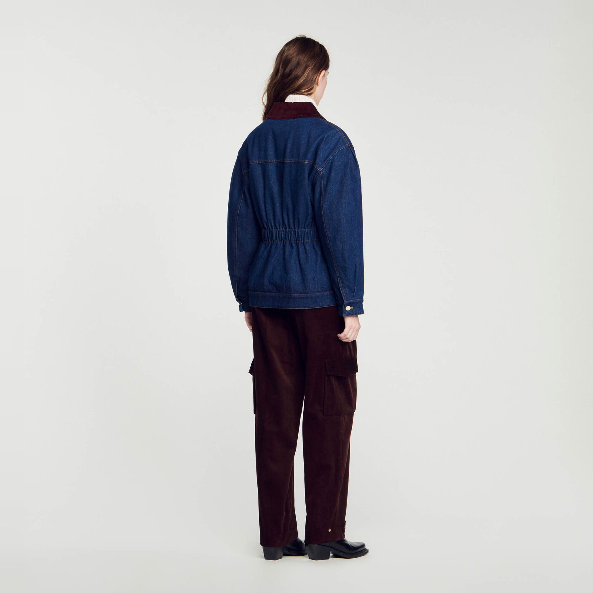 Reversible denim jacket