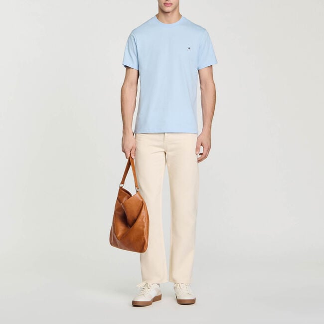 T-shirt with Square Cross patch