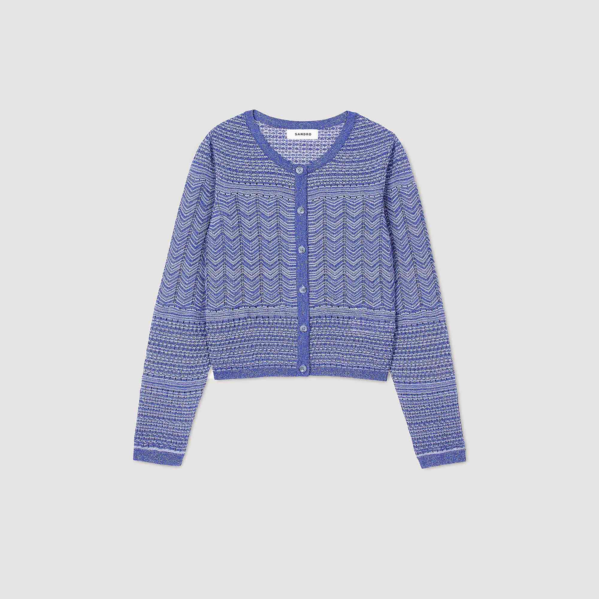 Glitter knit cardigan