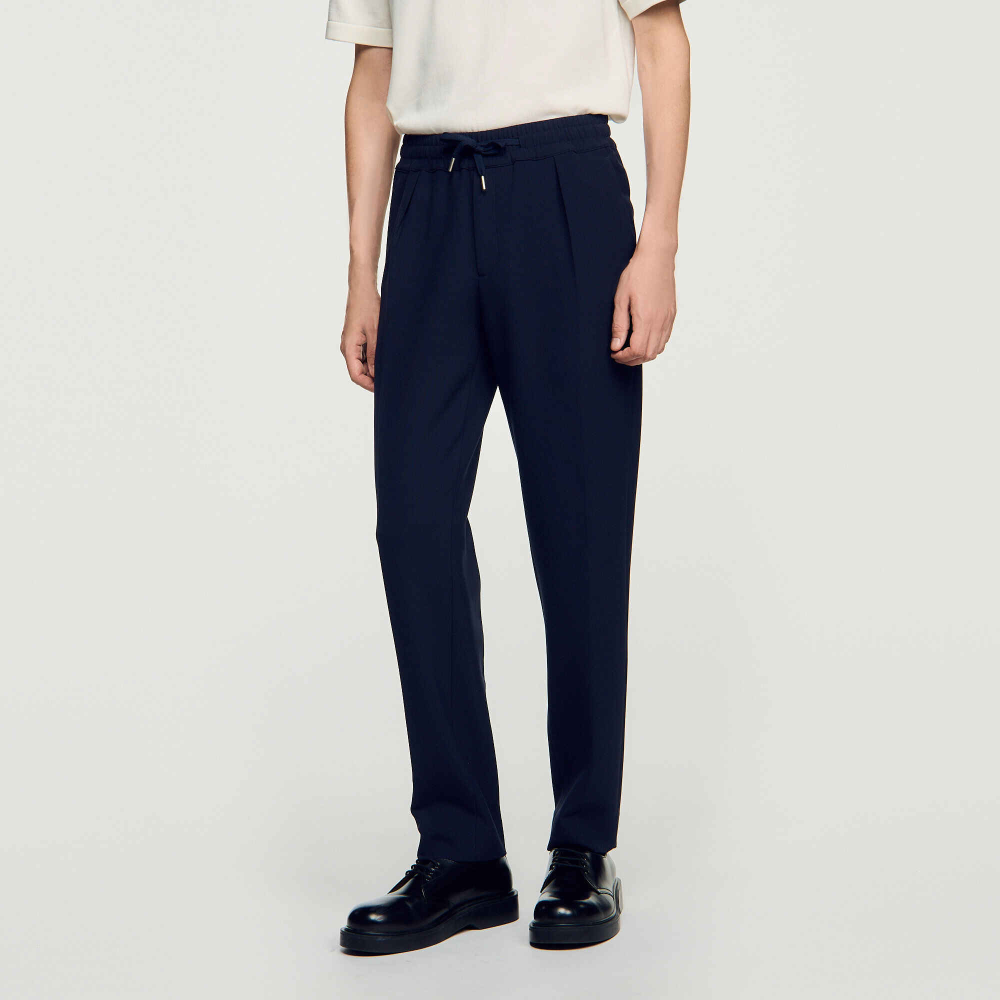 Elasticated straight trousers - Men | Sandro