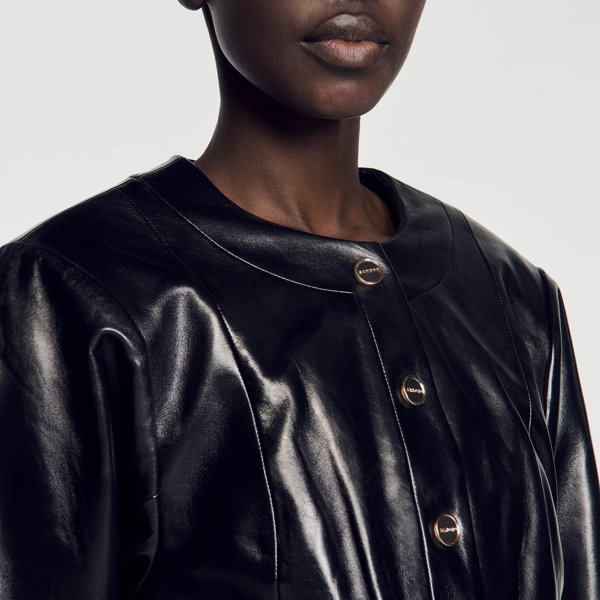 Blouson en cuir Blousons Vestes Sandro paris