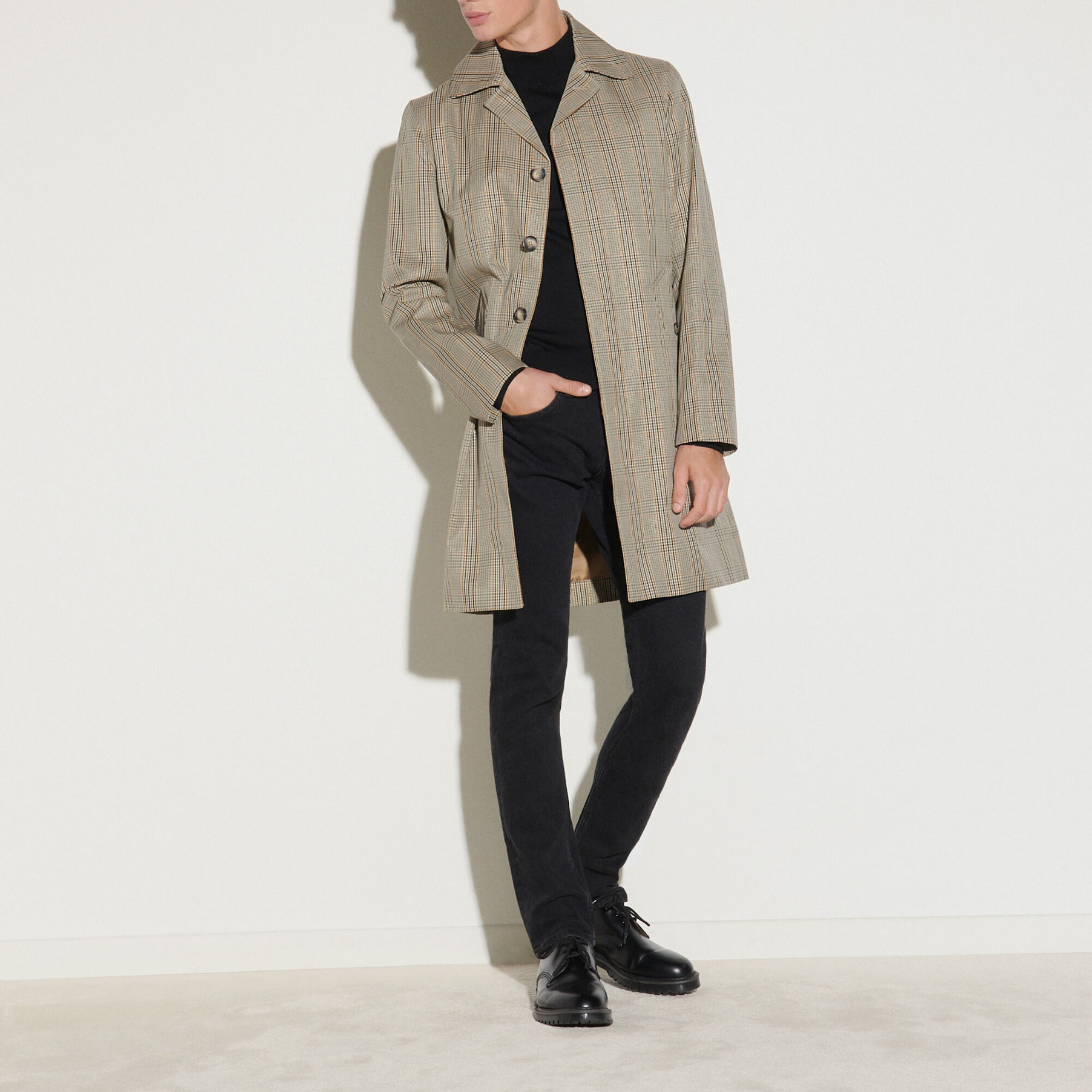 Manteau sandro sale carreaux