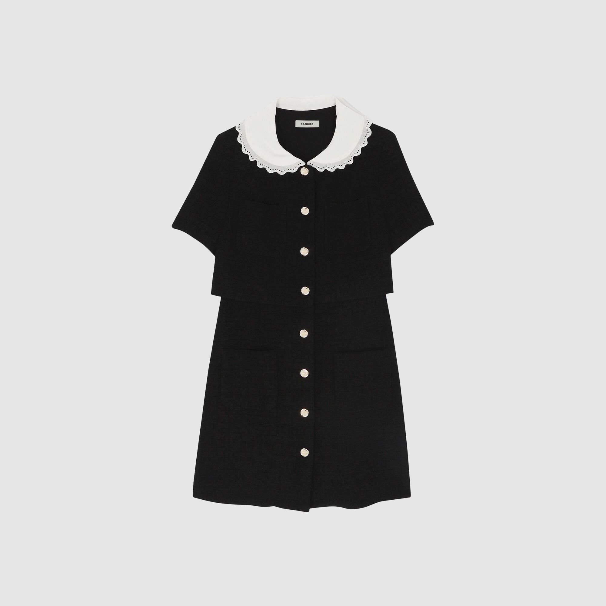Short tweed dress Dresses Sandro paris