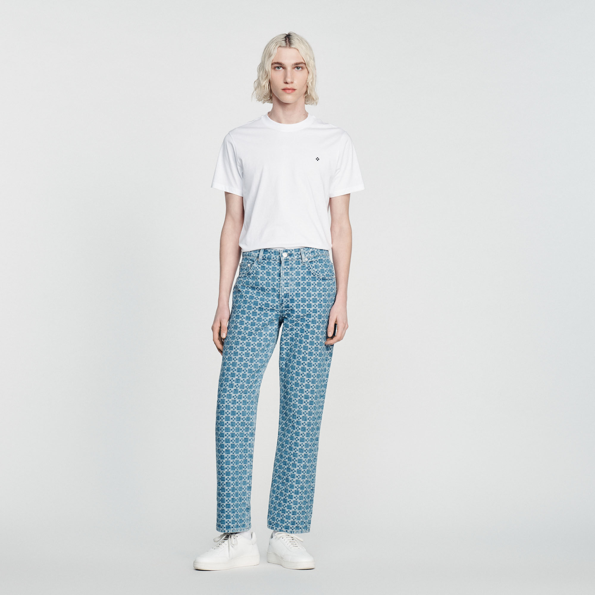 Square Cross straight leg jeans