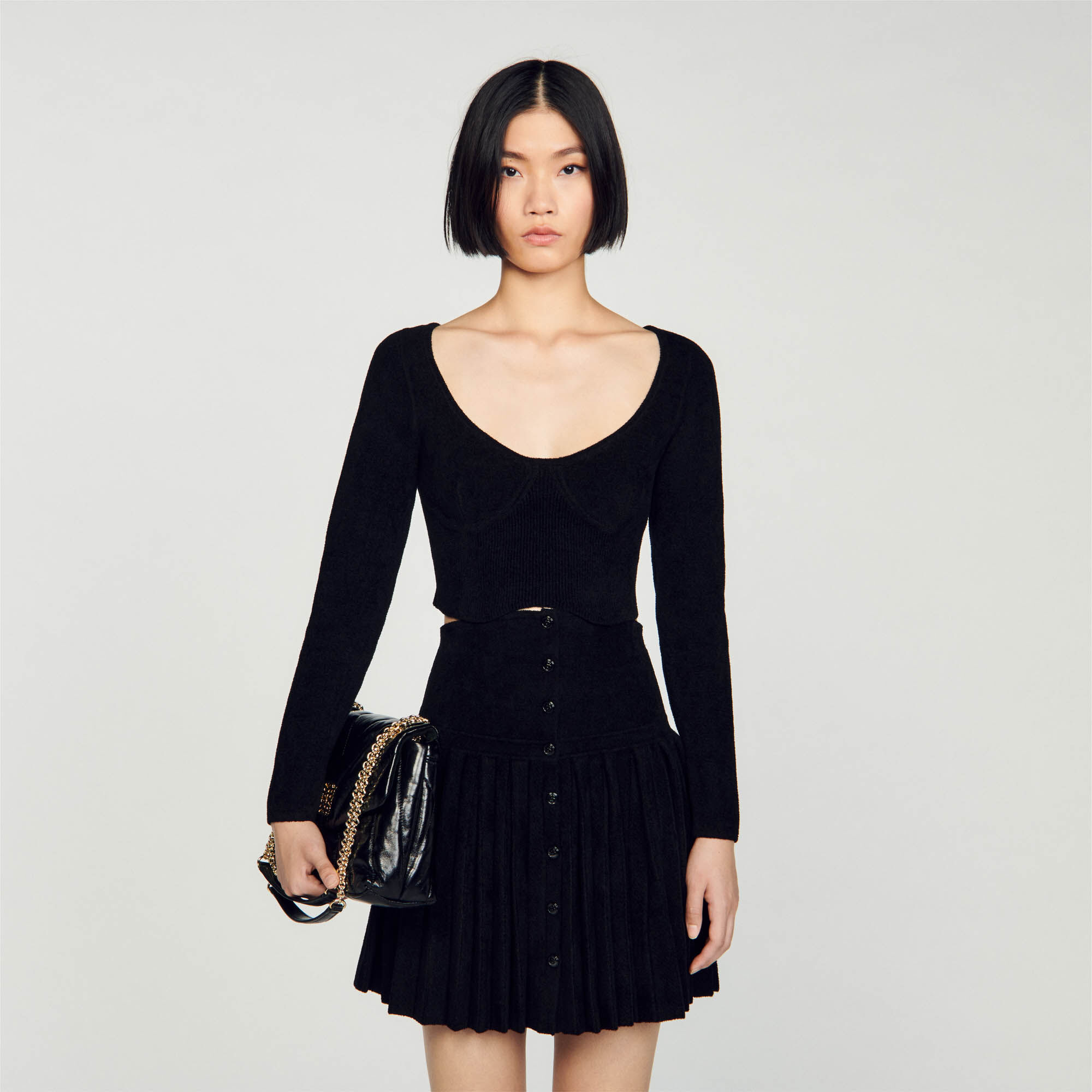 Pull cheap maille velours