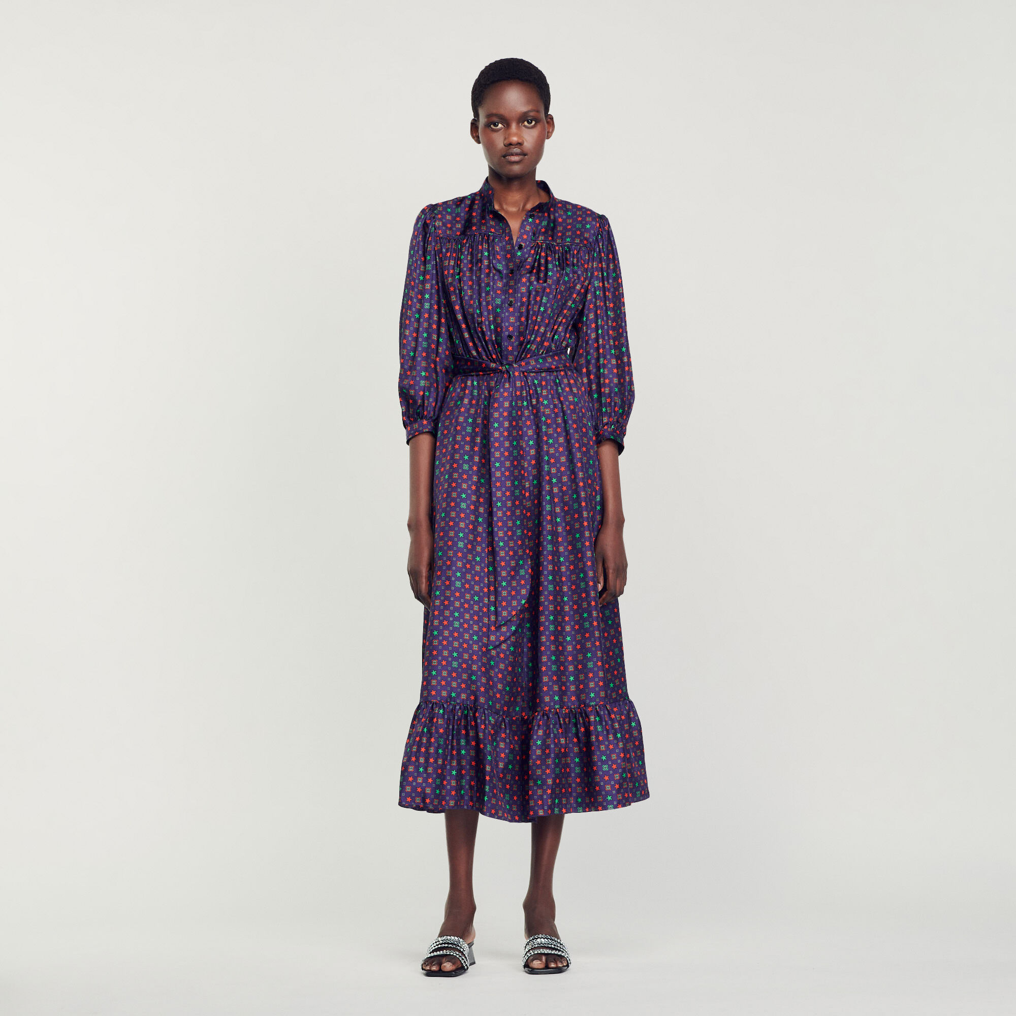 Finer Things Printed Midi Dress | Free People