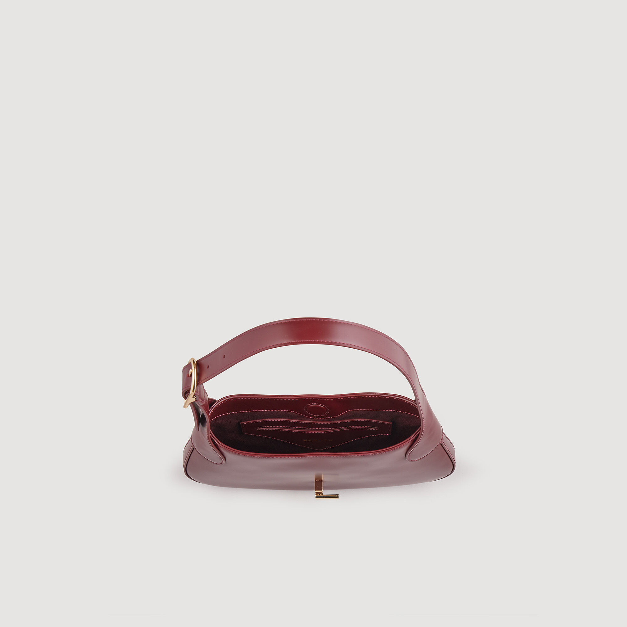 Baguette bag in certified leather All Bags Sandro paris