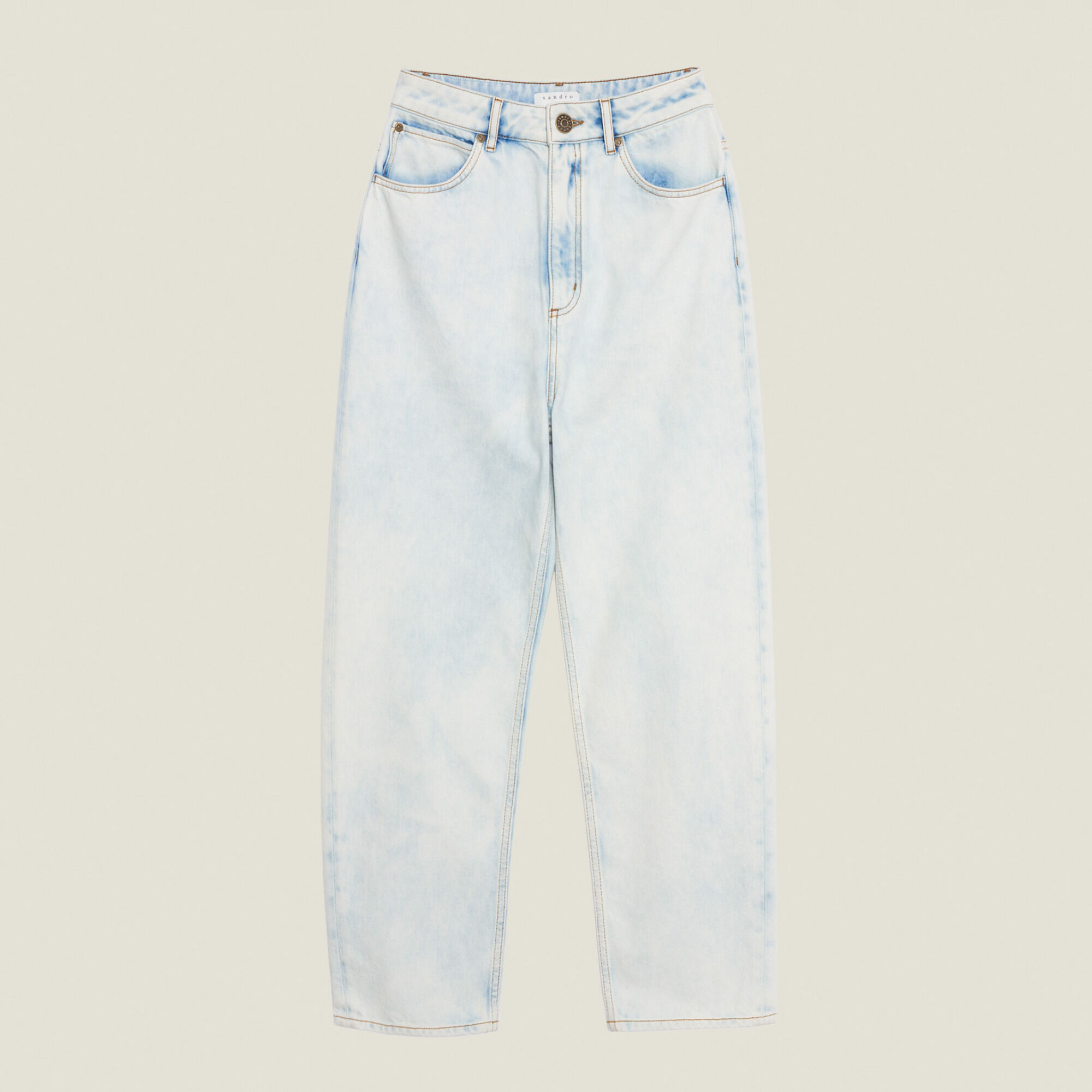 Snow wash jeans - Jeans - Sandro-paris.com